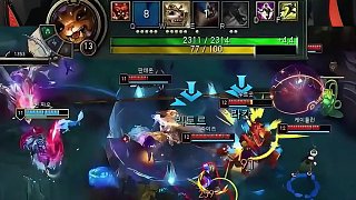 得分领先！ Hope 在团战中的终极技能造成了爆炸性的AOE伤害， Anyone's Legend 首先取得了赛点